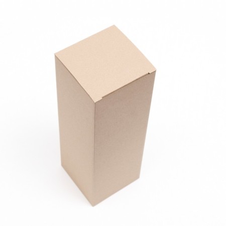 Box for a bottle, brown, 12 x 12 x 36 cm-1