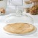 A dish for serving with a heaven lid, D = 30 cm, bamboo, glass, color mix