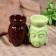 Aroma lamp ceramics "Buddha with a bowl on the head" mix 11.5x8x9 cm