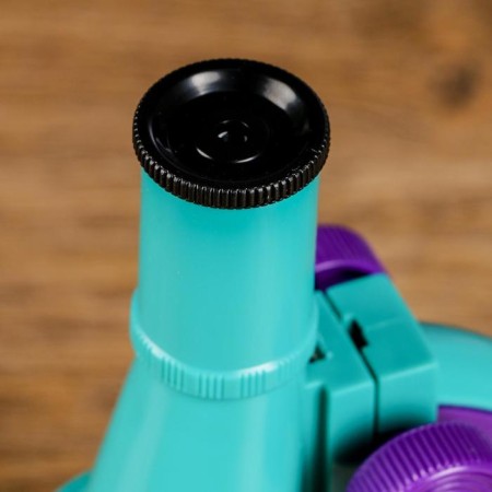 Microscope "Young researcher", the frequency of an increase in 450x, 200x, 100x, with backlight, mix 1-4