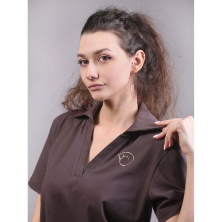 Women's dress "kitten", size 44, brown color-8