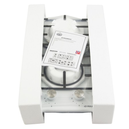 Hlect surface Maunfeld Eghe.32.3ew/G, gas, 2 burners, white-4