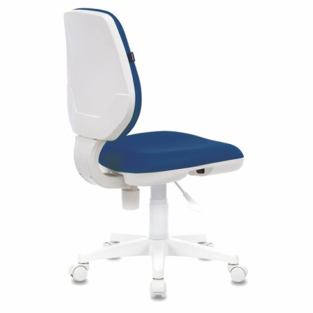 Brabix Fancy MG-201W children's chair, without armrests, white plastic, blue TW-10N-3