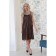 Sarafan female, size 52 brown color