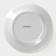 Board ceramic dessert shade "lavender", d = 19 cm, white color