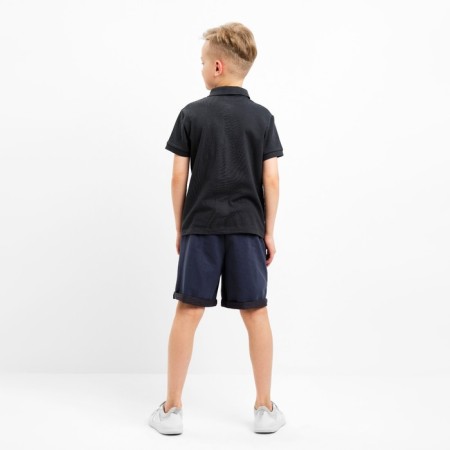 T -shirt (Polo) Children's Minaku: Basic Line Graphite Color, Height 158-2
