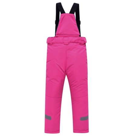 Ski pants for girls, height 122 cm, pink color-1