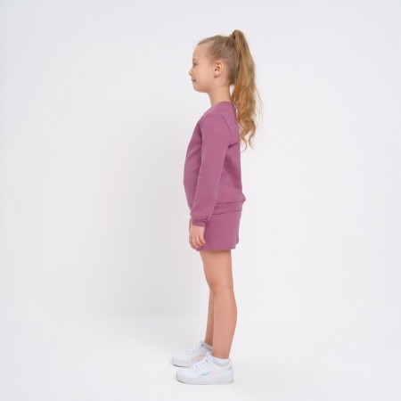 Kidsa (sweatshirt, shorts) minku, raspberry color, height 116 cm-1
