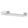 Shelf with holders, width 30 cm, matte glass, chrome