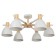 Vudi chandelier 6he27 40w is white 72x72x32 cm Bayerlux