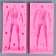 Silicone form "Men's Figure", product size 18.2 × 5.5 cm