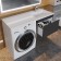 Tumbling for the washing machine Uperwood Magenta, 50 cm, suspended, black, drawer