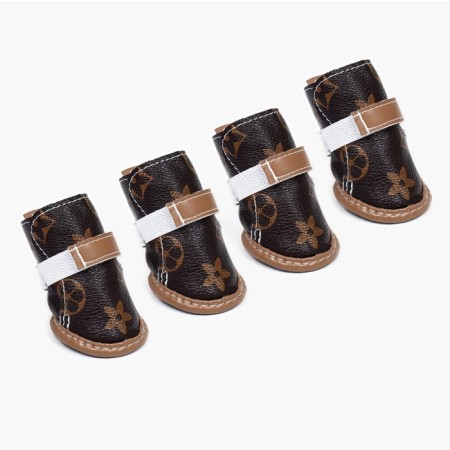 Modnik boots, set 4 pcs, 3 size (4.8 x 3.7 cm), brown