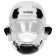 Protective mask for thakvondo Fight embare, on Velcro, size l, transparent