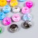 Beads for creativity plastic "Ring - Broken Glass" set 20 grams 0.9x1.4x1.4 cm