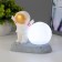 Spinker "Cool Cosmonaut" LED 2W RGB from 3xlr44 batteries with white-gold 11x6x11 cm Risalux