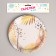 Disposable paper plate "Nature Patterns", set 6 pcs, 18 cm