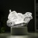 Lamp "Racing Motorcycle" LED white from the network 9.5x16x14 cm Risalux