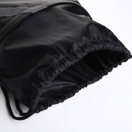 A bag for shoes on a lace, "ZFTS", a reflective strip, outer pocket, black color-2