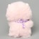 Soft toy "Doll" in a costume suit, 22 cm, pink color