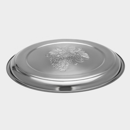Stainless steel tray “Grape Vine”, 30 × 2 cm-2