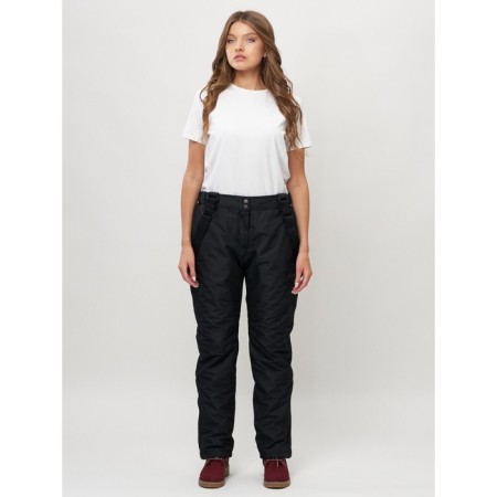 Semi -combinezone ski female, black color, size 56-2