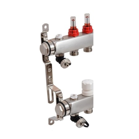 Collector group TAEN UC-9, 1 "X3/4", 9 outputs, with consumables, adjusting valve-1