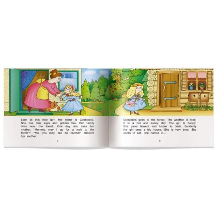 Foreign Language Book. Zlatovlaska and three bears. Goldilocks and the Three Bears. (in English) level 2-3