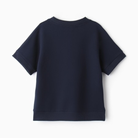 Minaku girl's vest: School Collection, dark blue color, height 152 cm-8
