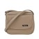 Female bag, artificial leather, beige 21x7x20 cm