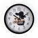 Watch Wall "Girl", D-20 cm, smooth move