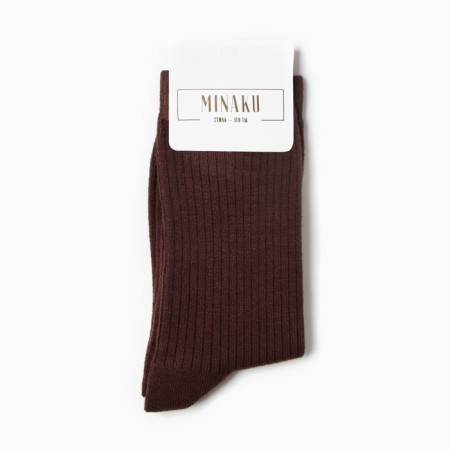 Women's socks long minku, col. Brown, rr 36-39-2