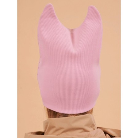 Children's hat, size 48-50, pink color-1