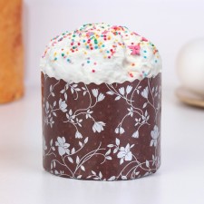 Paper form for cupcake, muffins and kulich 