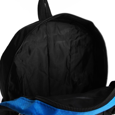 A backpack on a zipper with an increase, 55l, 5 external pockets, blue color-8