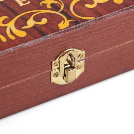 Board Game 3 in 1 "Mahon": chess, backgammon, checkers, wooden board 40 x 40 cm-7