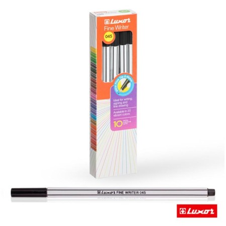 Capillary pen Luxor Fine Writer, node 0.8 mm, black ink black-5