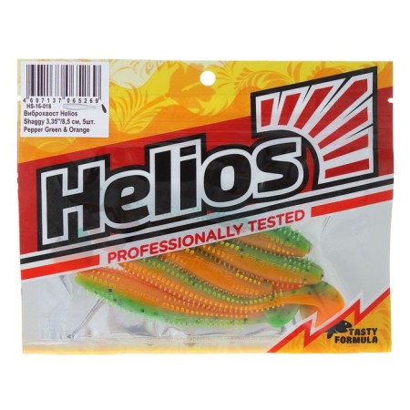 The Helios Shaggy Pepper Green & Orange, 8.5 cm, 5 pcs. (HS-16-018)-1