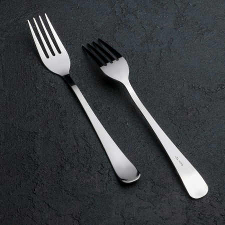 Dining room "Rosinka", h = 20 cm, thickness 1.8 mm, silver color