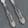 Table knife "Troika", h = 21.5 cm, thickness 2 mm, art painting
