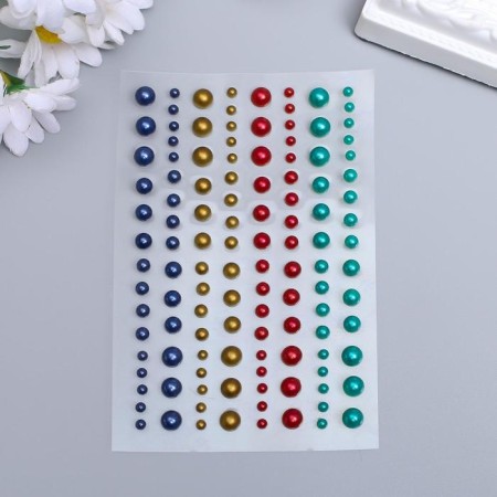 Halfusins ​​adhesive "needlework. Zero meridian" 120 pcs, 3-6 mm-1