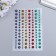 Halfusins ​​adhesive "needlework. Zero meridian" 120 pcs, 3-6 mm
