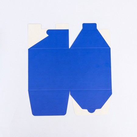 The box is folding, square, blue, 12 x 12 x 12 cm,-3
