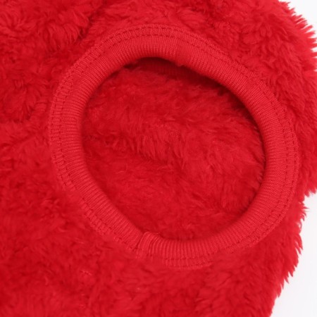 Knitted sweater, velor, size XL (DS 40, Osh 33, og 50 cm), red-9