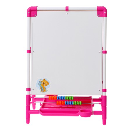 Prayer for children's bilateral “Knowledge Board” is regulated in height, + educational supplies, pink color-6