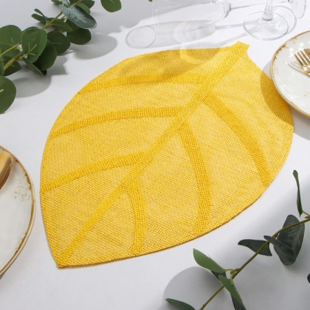 Serving shares "leaflets", central yellow, 30*45 cm-1