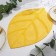 Serving shares "leaflets", central yellow, 30*45 cm
