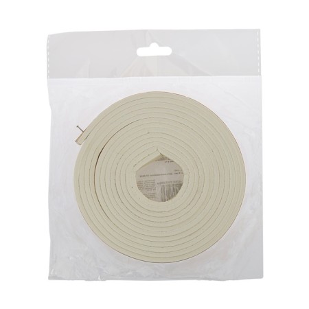Rubber tundra seal, profile E, size 4x9 mm, white, in package 6 m-6