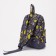 A backpack with a zipper, an outer pocket, a reflective strip, the color is gray
