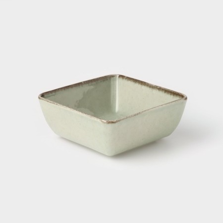 Pearl salad, 500 ml, 13 × 13 cm, mint color, porcelain